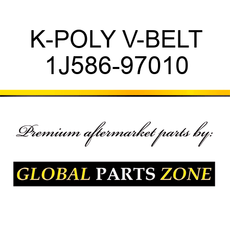 K-POLY V-BELT 1J586-97010