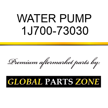 WATER PUMP 1J700-73030