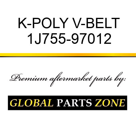 K-POLY V-BELT 1J755-97012