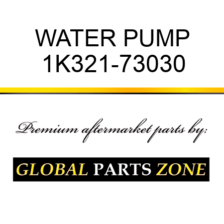 WATER PUMP 1K321-73030