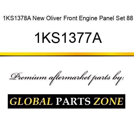 , 1KS1378A New Oliver Front Engine Panel Set 88 1KS1377A