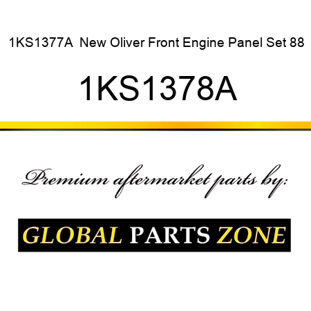 1KS1377A,  New Oliver Front Engine Panel Set 88 1KS1378A