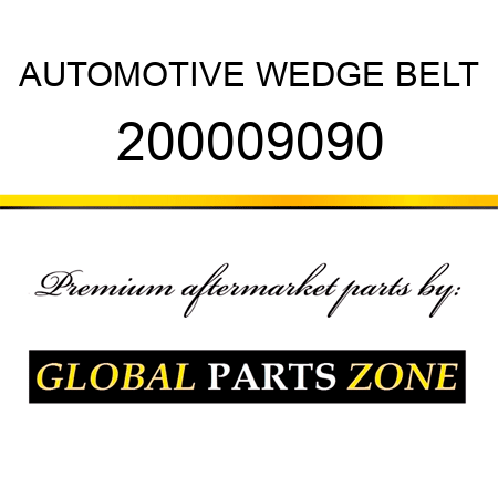 AUTOMOTIVE WEDGE BELT 200009090