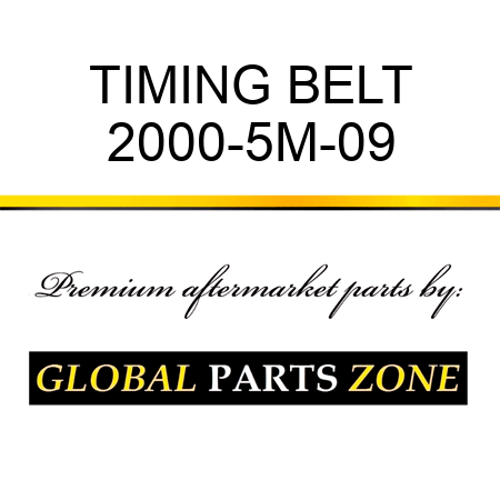 TIMING BELT 2000-5M-09