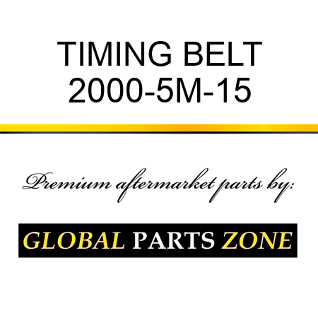 TIMING BELT 2000-5M-15