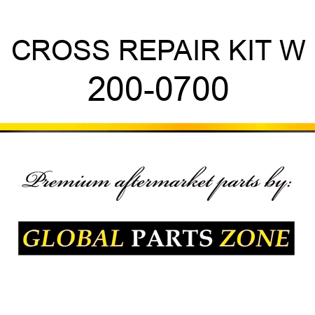 CROSS REPAIR KIT W 200-0700