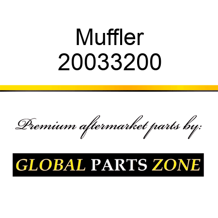 Muffler 20033200