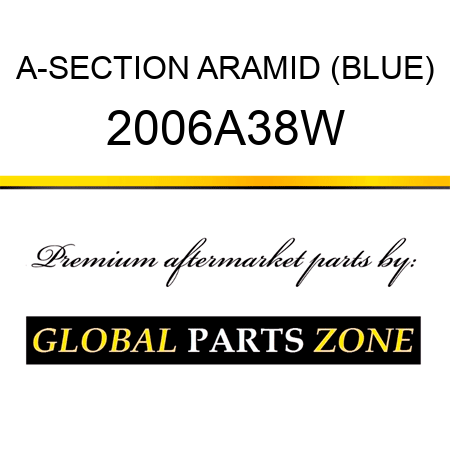 A-SECTION ARAMID (BLUE) 2006A38W