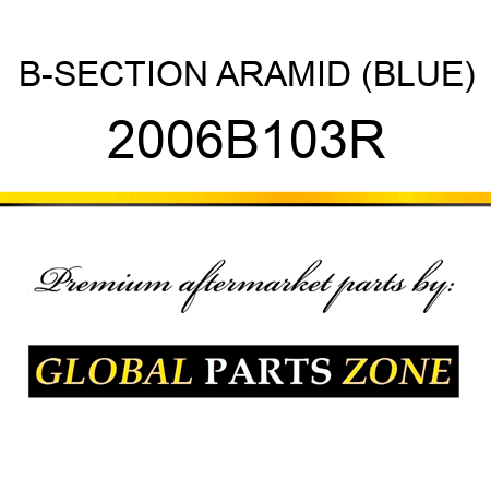 B-SECTION ARAMID (BLUE) 2006B103R