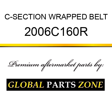 C-SECTION WRAPPED BELT 2006C160R