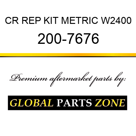 CR REP KIT METRIC W2400 200-7676