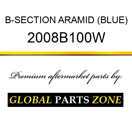 B-SECTION ARAMID (BLUE) 2008B100W