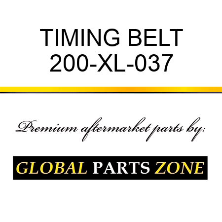 TIMING BELT 200-XL-037