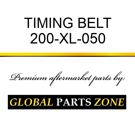 TIMING BELT 200-XL-050