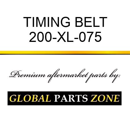 TIMING BELT 200-XL-075