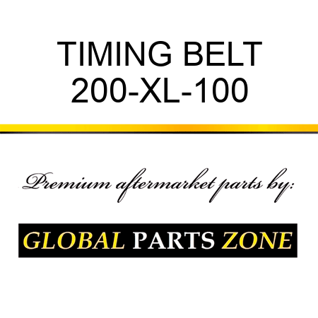 TIMING BELT 200-XL-100