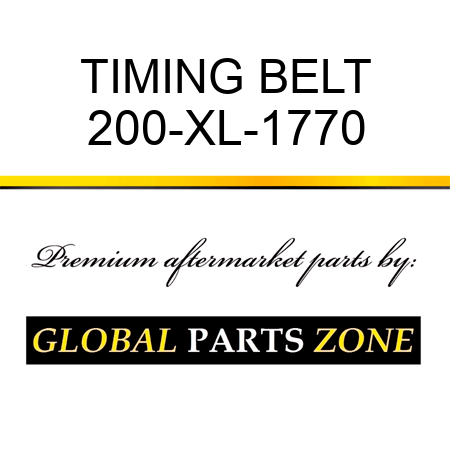 TIMING BELT 200-XL-1770