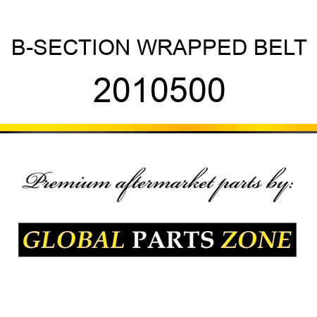 B-SECTION WRAPPED BELT 2010500