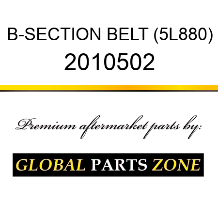 B-SECTION BELT (5L880) 2010502