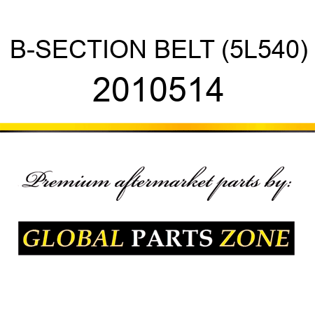 B-SECTION BELT (5L540) 2010514