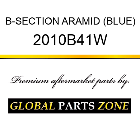 B-SECTION ARAMID (BLUE) 2010B41W