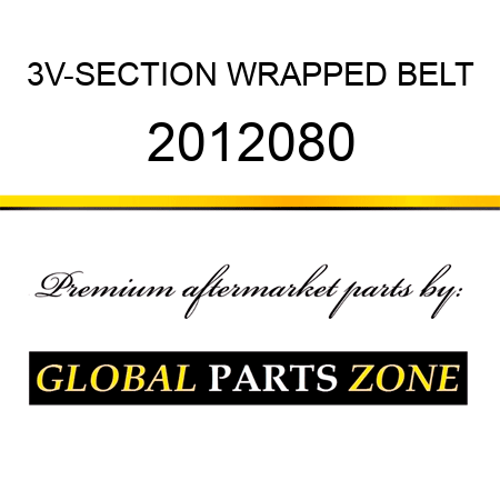 3V-SECTION WRAPPED BELT 2012080