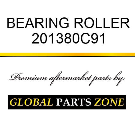 BEARING ROLLER 201380C91