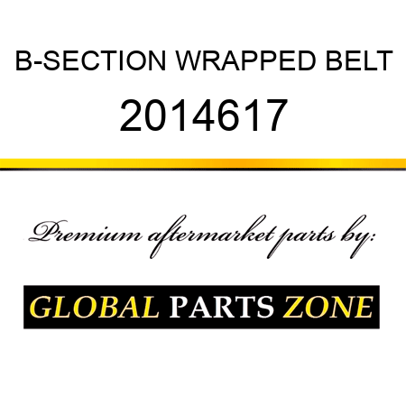 B-SECTION WRAPPED BELT 2014617