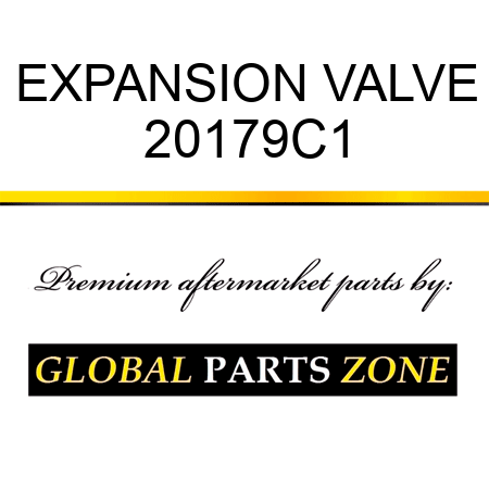 EXPANSION VALVE 20179C1