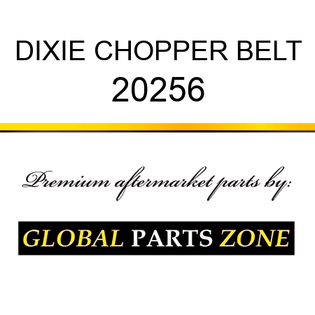 DIXIE CHOPPER BELT 20256