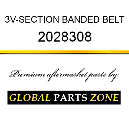 3V-SECTION BANDED BELT 2028308