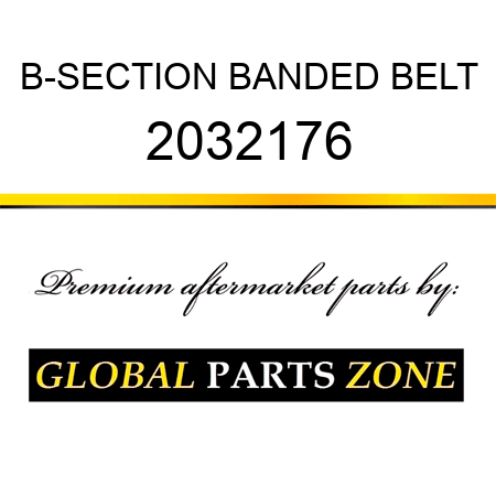 B-SECTION BANDED BELT 2032176