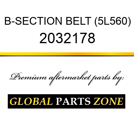 B-SECTION BELT (5L560) 2032178