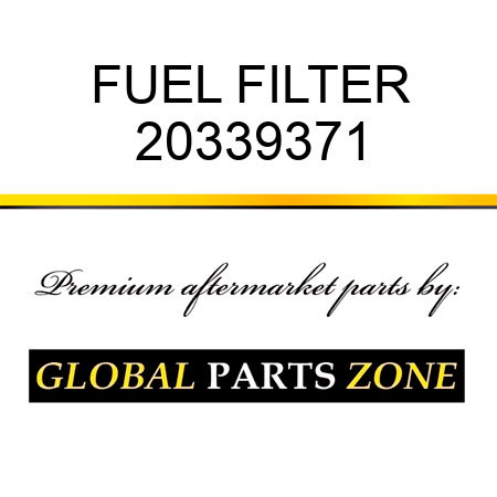 FUEL FILTER 20339371