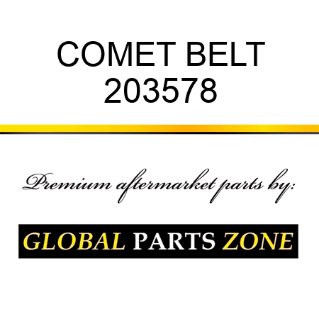 COMET BELT 203578