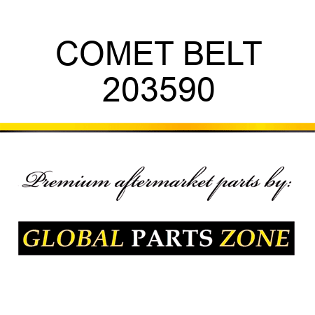 COMET BELT 203590