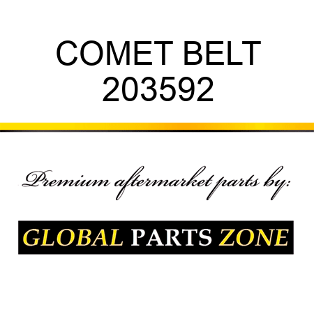 COMET BELT 203592