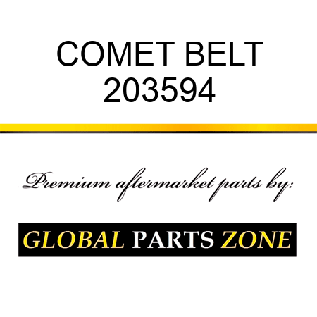 COMET BELT 203594