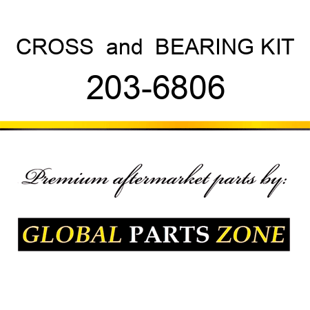 CROSS & BEARING KIT 203-6806