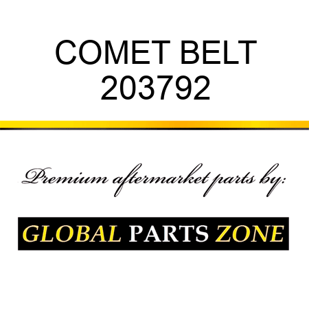 COMET BELT 203792