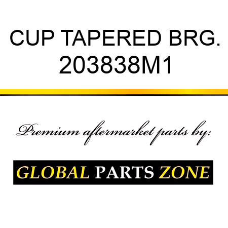 CUP TAPERED BRG. 203838M1