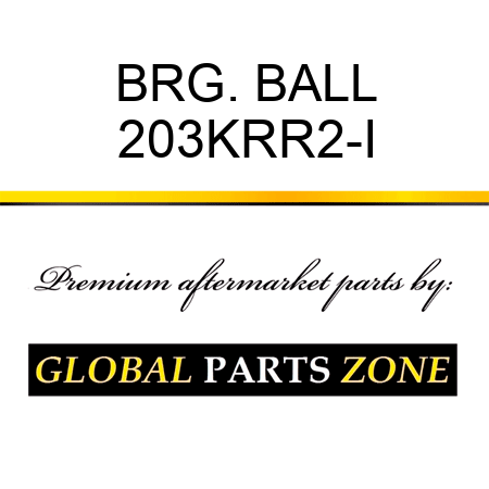 BRG. BALL 203KRR2-I