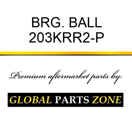 BRG. BALL 203KRR2-P