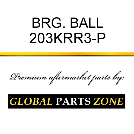 BRG. BALL 203KRR3-P