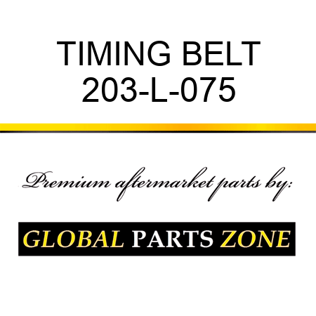 TIMING BELT 203-L-075