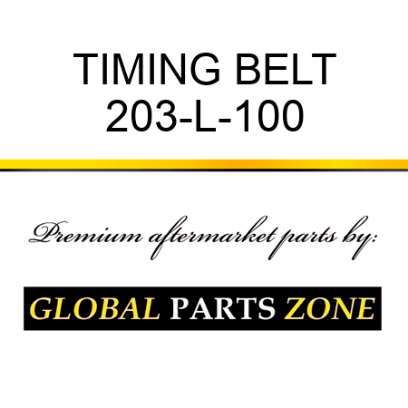 TIMING BELT 203-L-100