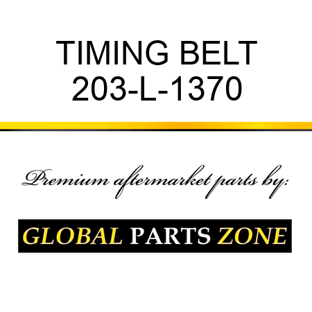 TIMING BELT 203-L-1370