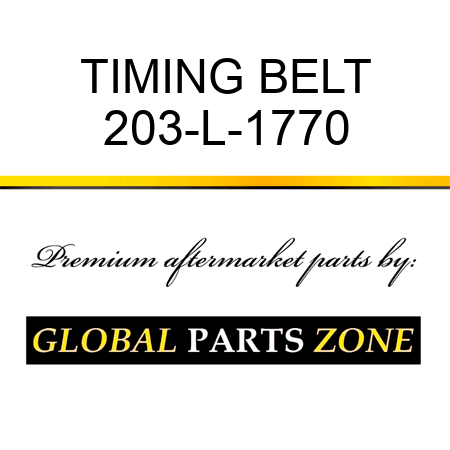 TIMING BELT 203-L-1770