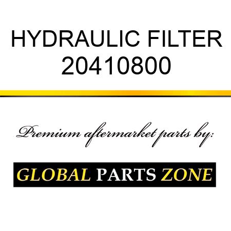 HYDRAULIC FILTER 20410800