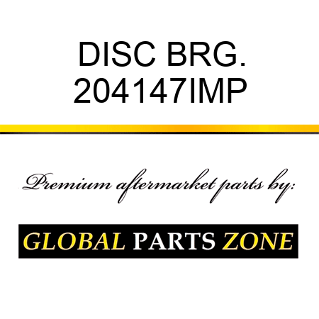 DISC BRG. 204147IMP